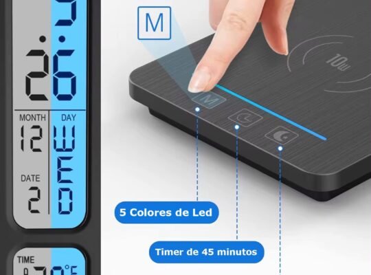 Lámpara de mesa Led con cargador