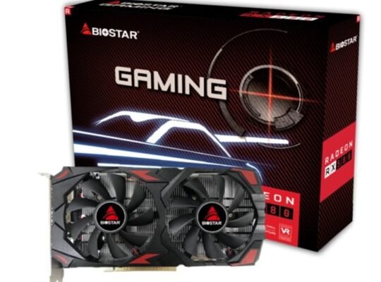 Tarjeta Gráfica Biostar RX580 8GB